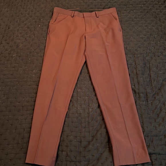 Burgundy men’s Express suit - Picture 6 of 7